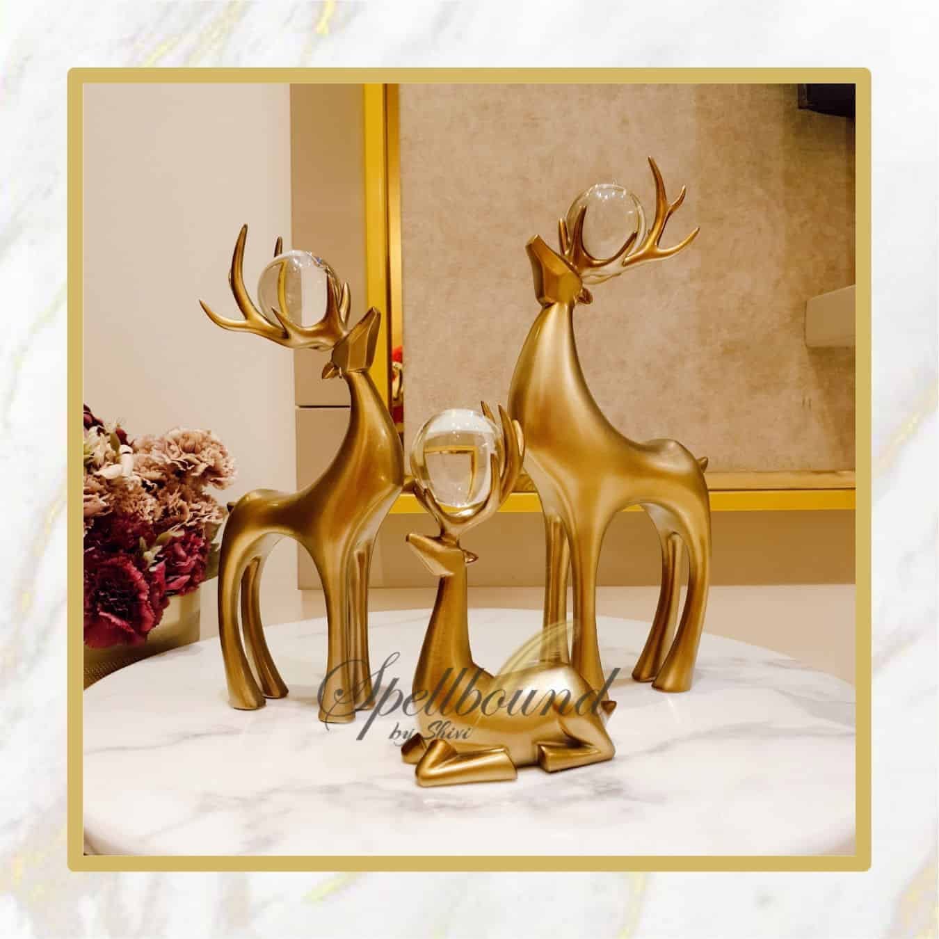 Majestic Deer Family Figurine Set- spellbound