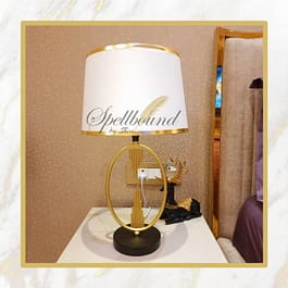 White & Gold Marseille Table Lamp