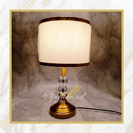 White & Gold Lille Table Lamp
