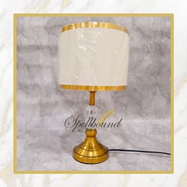 White & Gold Lille Table Lamp