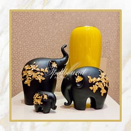 Majestic Elephant Family Figurine Set
